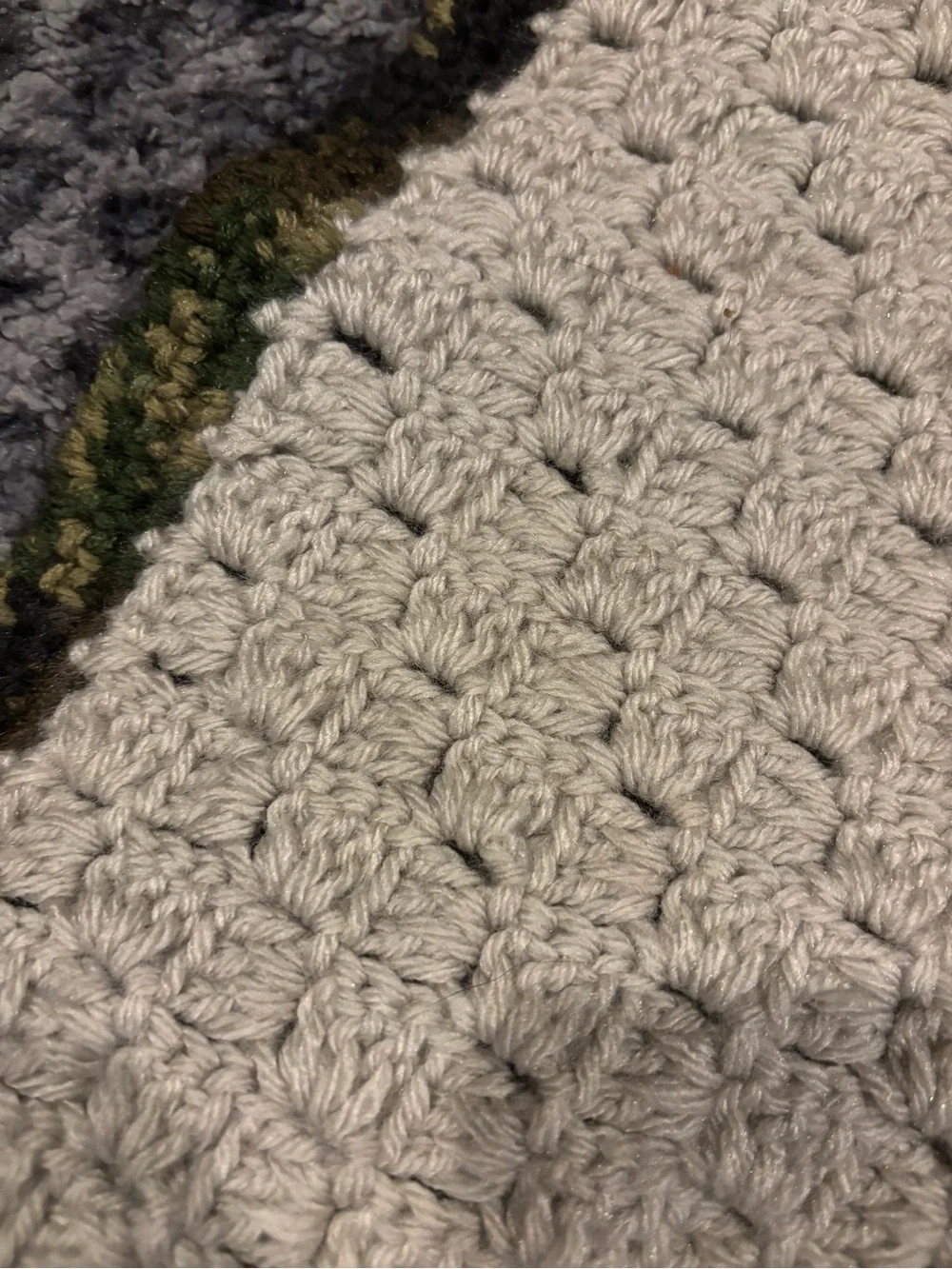 Cream Throw Blanket with Green Deer Head Accent - Home Accents